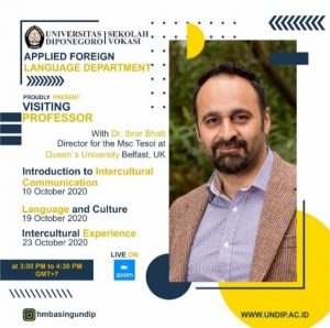 Belajar Komunikasi Antar Budaya bersama Dosen Belfast University